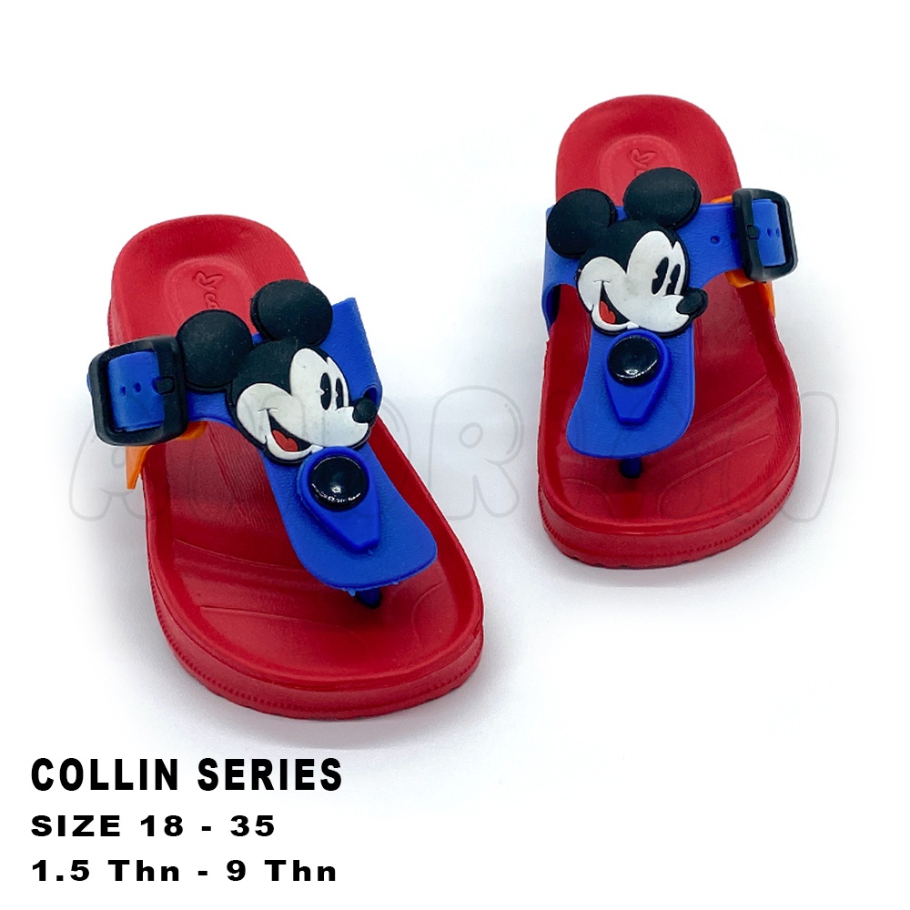 Andrian - Sandal Jepit Anak Laki-laki Mode Mickey Mousse Terbaru