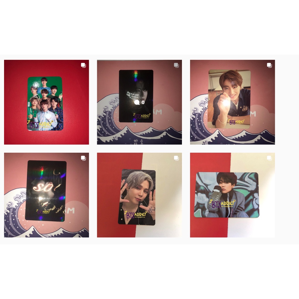 PHOTOCARD BTS MOTS ON:E DVD JIMIN JUNGKOOK JHOPE HOLO PC OFFICIAL MAP OF THE SOUL