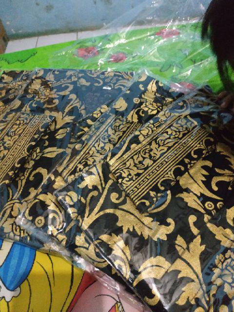 Bswart Batik Hrb026 Kenongo Hem Pendek Padi Pekalongan M L Xl Batik Pria Murah Modern Grosir