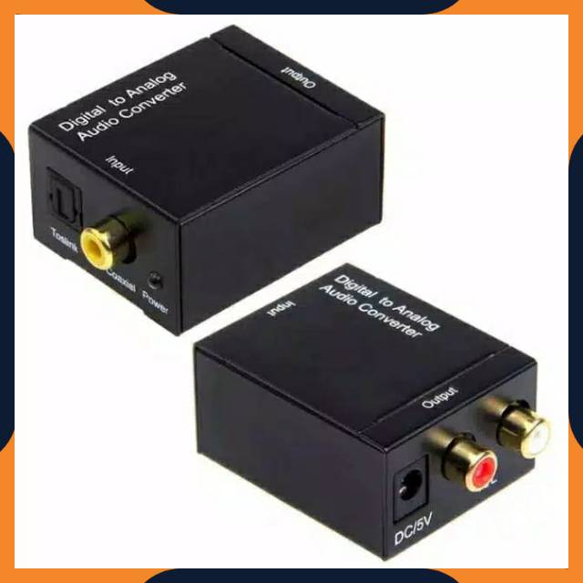 [COD] PAKET SUPER LENGKAP CONVERTER AUDIO DARI TV KE SPEAKER AKTIF / KONVERTER DIGITAL TO ANALOG AUDIO CONVERTER OPTICAL/COAXIAL TO ANALOG RCA + KABEL OPTIK TOSLINK VENTION AUDIO 1 METER + KABEL RCA 3 KE 3 ORIGINAL