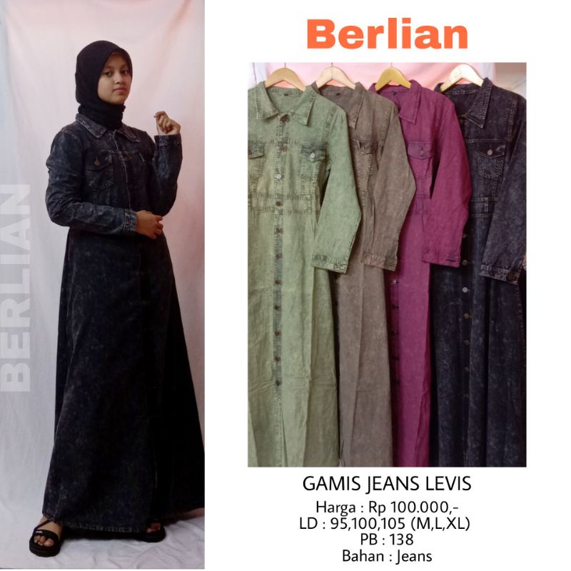 Gamis Jeans Levis