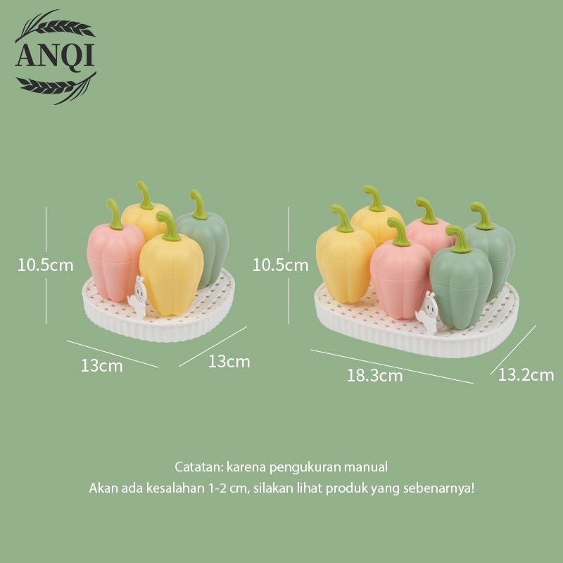 ANQI 1888 Cetakan Es Krim / Es Loli / Agar-agar + Stick Es Krim Stik Kotak