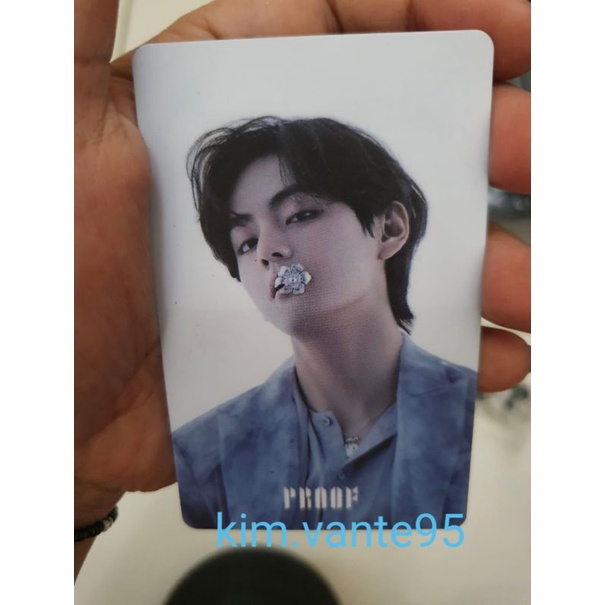 PC LUCKY DRAW HYBE INSIGHT ALBUM PROOF BTS V TAEHYUNG