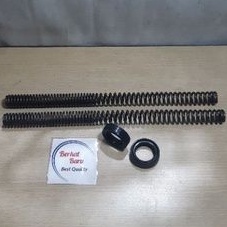 Seal Sil dan Per Pir As Shock Skok Depan Suzuki RC80 RC100 RC 80 100 Spirit Bravo