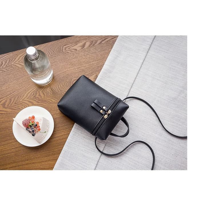 Tas selempang wanita tas handphone tas hp model terbaru   Hitam Murah