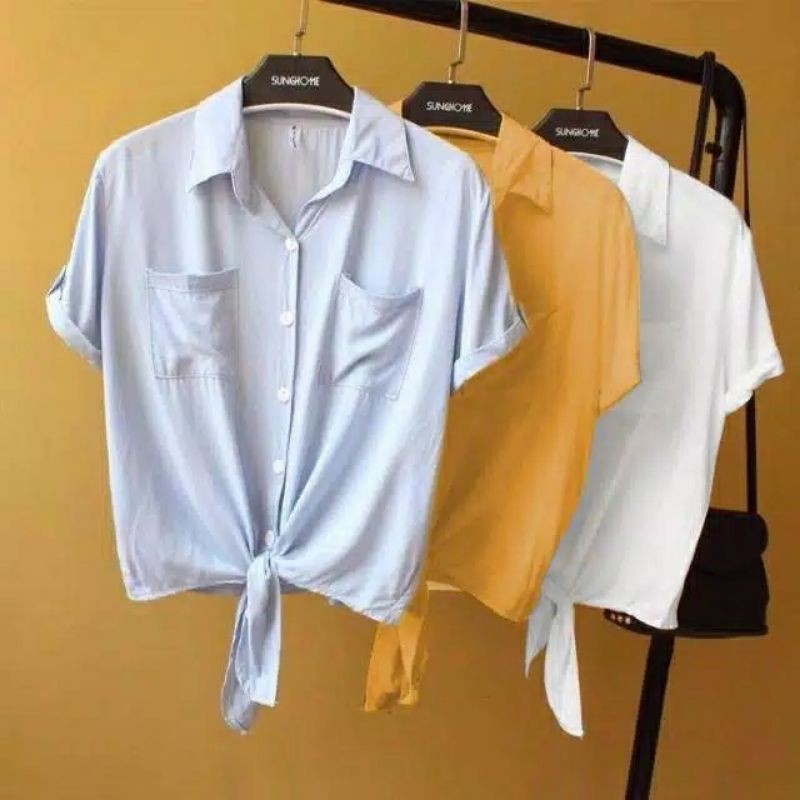 PREMIUM Kemeja TALITA  kemeja wanita atasan wanita baju kemeja casual wanita remaja ataupun cewek