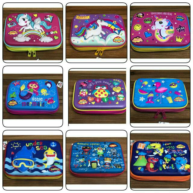 

Tempat Pensil Kotak Pensil Sanwa Smiggle / Pencil Case Sanwa Look Like Smiggle