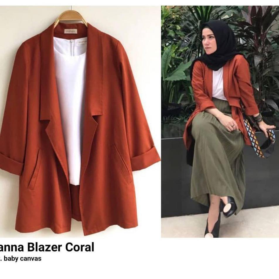 Special Promo Sabiya Grosir - Hanna Blazer l Blazer Polos Wanita [KODE56]
