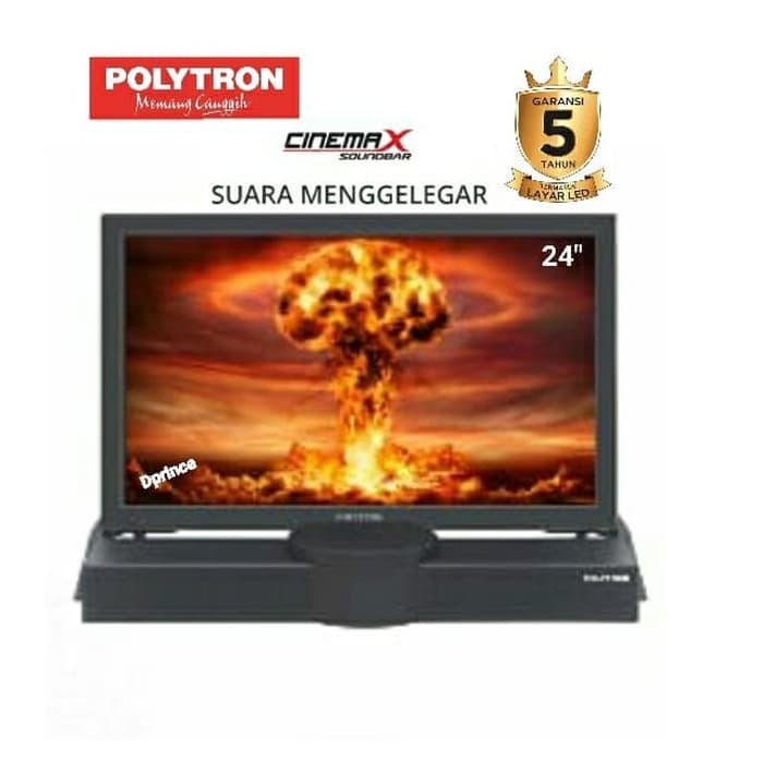 TV LED POLYTRON 24B8550 24 INCH CINEMAX SOUNDBAR