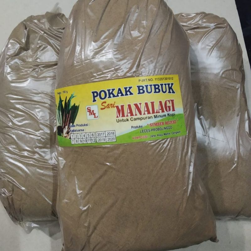 

Bubuk Pokak 500 Gram Spesial MANALAGI Ibu Indri Sumber Rejeki Khas Kerpangan Leces Probolinggo Murah Meriah