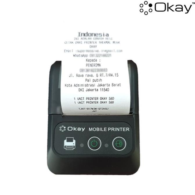 

Paling Dicari] Sale Battery Baterai Printer Portable Bluetooth Okay 58B Prk