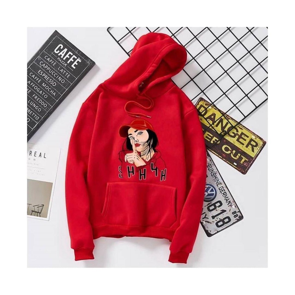 Nara Grosir - SHHH Woman Hodie | Pakaian Wanita | Sweater Terbaru