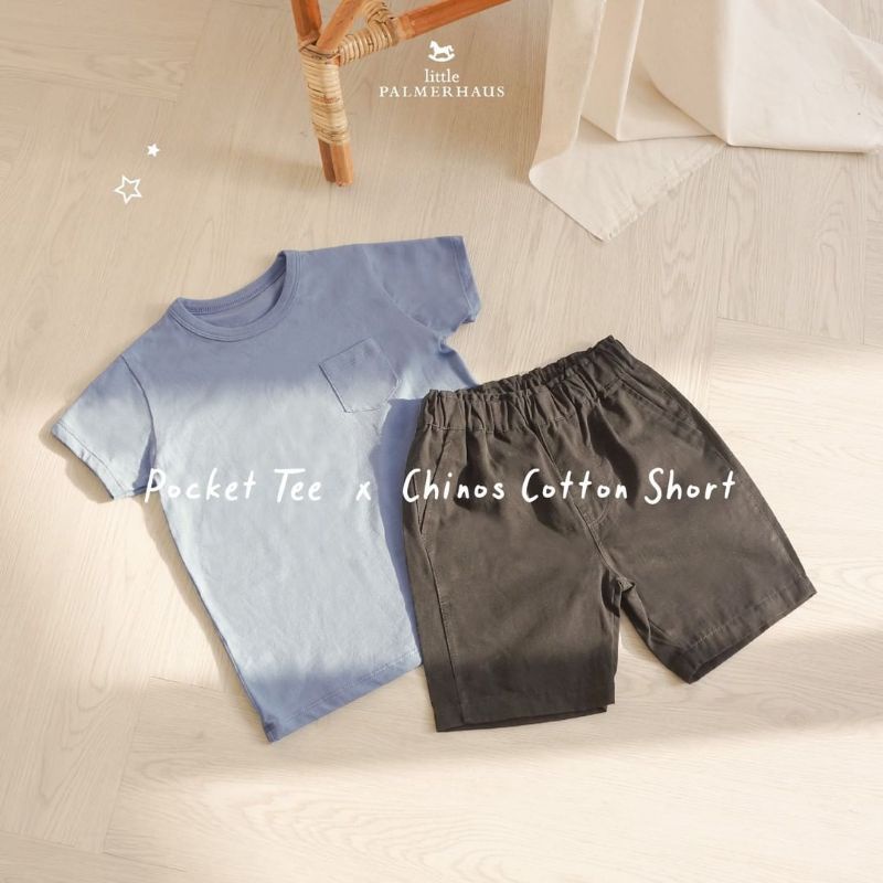 Little Palmerhaus CHINOS Cotton Short / Celana Pendek Kain &amp; Denim Jeans Anak