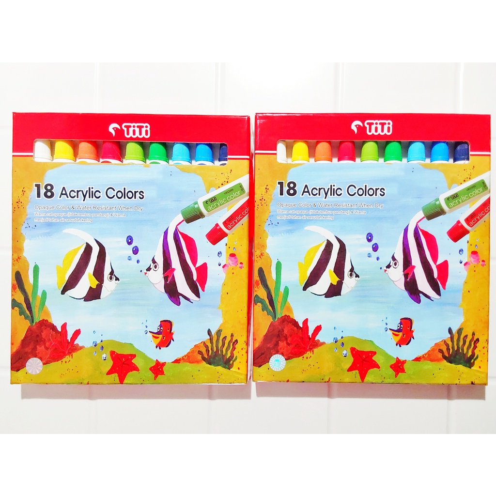 

CAT AIR TITI ACRYLIC AC12ML / CAT ACRYLIC TITI 18 Warna