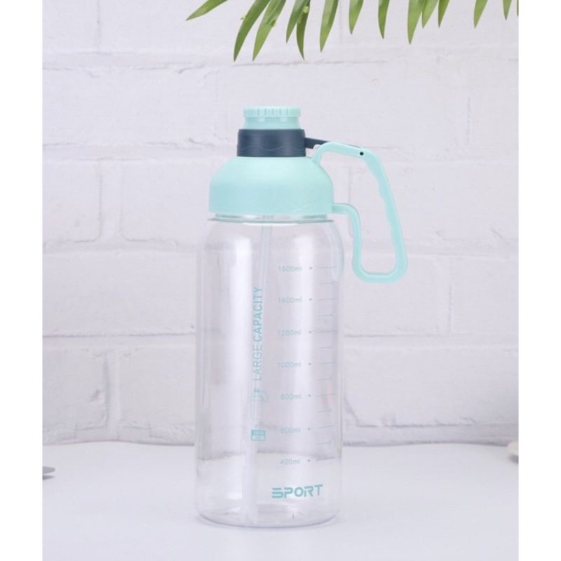 Botol Minum Korea 1,8 Liter / Botol Minum Lucu / Botol Minum Sport / Botol Minum Kapasitas Besar 1,8 Liter