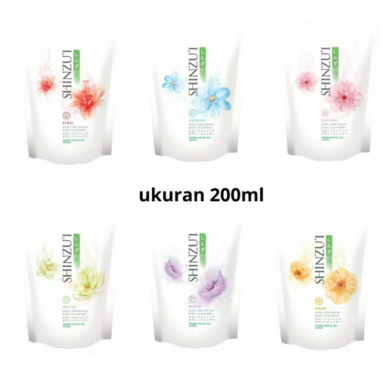 REFILL - SHINZUI Skin Lightening Body Cleanser ❤ jselectiv ❤ Sabun Mandi (Body Wash) SHINZUI - ORI✔️BPOM✔️COD✔️