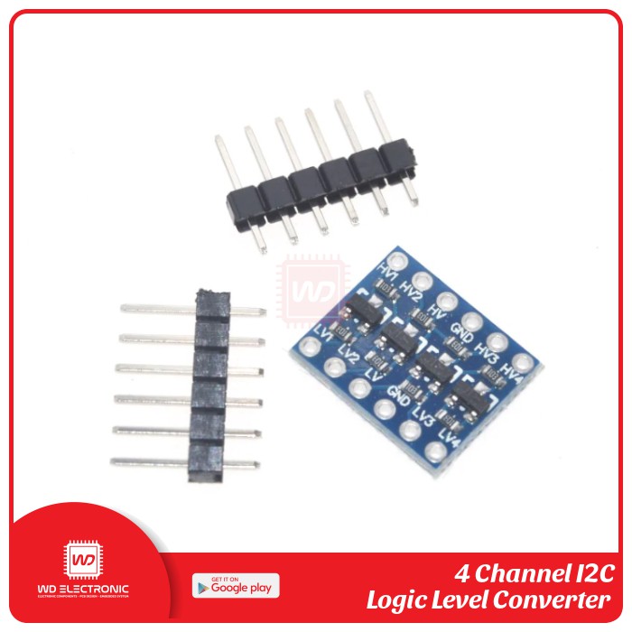 4 CHANNEL LOGIC LEVEL CONVERTER I2C BI-DIRECTIONAL MODULE