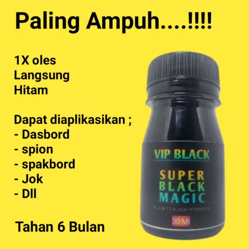 Penghitam body motor / mobil Paket Usaha C isi 1 Lusin VIP BLACK