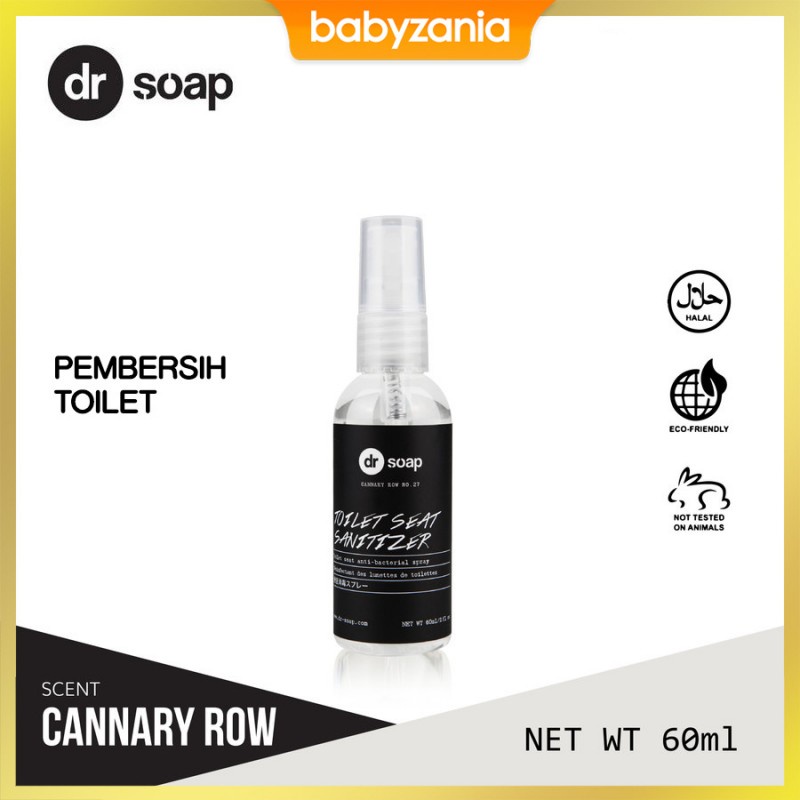 Dr Soap Toilet Seat Sanitizer Spray Cannary Row - 60 ml