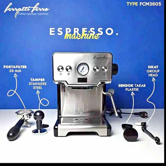 Ferratti Ferro FCM3605 Mesin Espresso Profesional