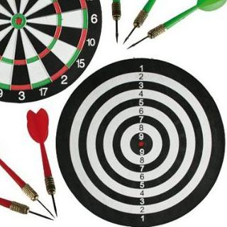 ♣ PAPAN DART BOARD /DARTBOARD /DART BOARD GAME MURAH BONUS DART ☊