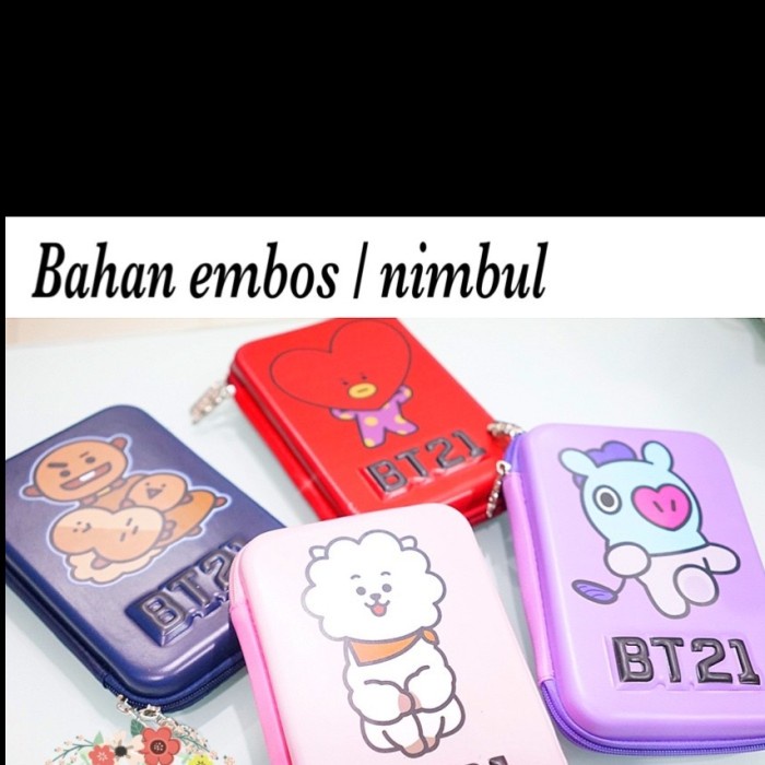 

Murah Tempat Pensil Kpop Tata / Chimmy / Koya / Pensil Case Cooky Bt21 Gilaa!!!