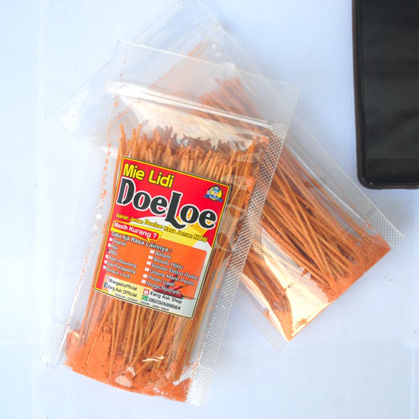 

Mie lidi Doeloe Rasa BBQ Barbeque 60 Gram Snack KangAsk - 1 Pcs