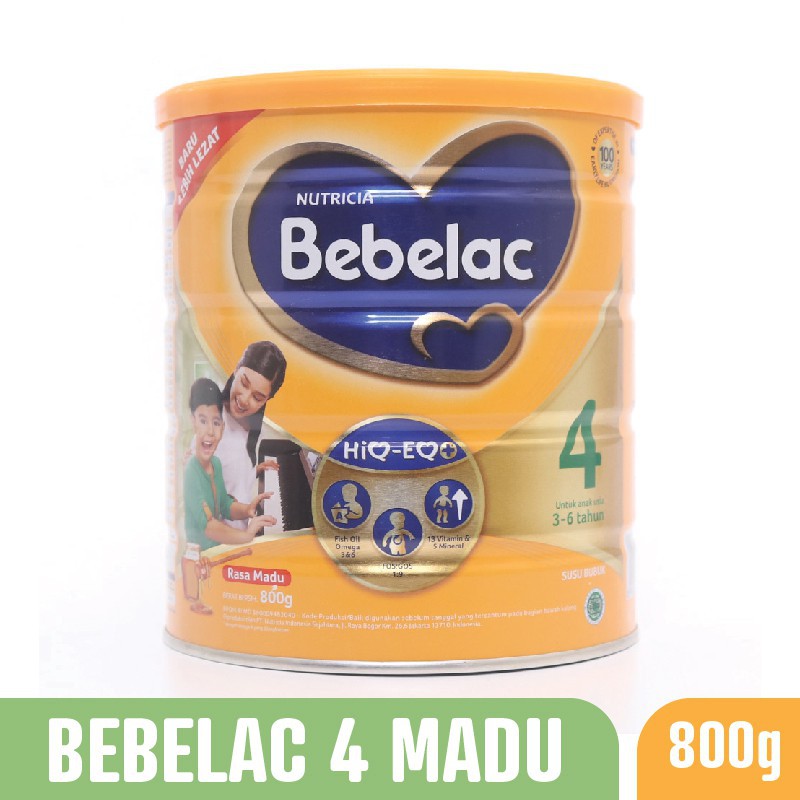 

Nutricia Bebelac 4 Madu 800gr - Susu Pertumbuhan Tahap 4 (3-5 Tahun)