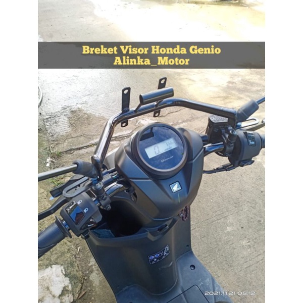 Breket Visor Honda Genio | Scoopy | Beat Street Dudukan Visor Genio