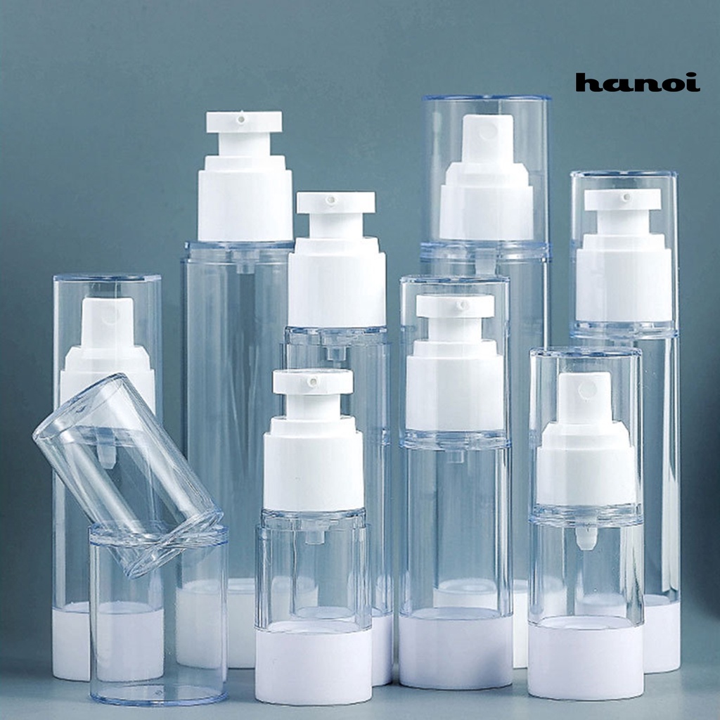 HQTM_Bottle Easy-using Exquisite Transparent Refillable Travel Bottle for Home