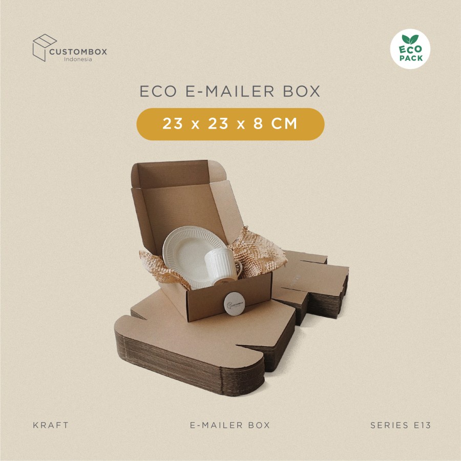 

Box Packaging (23.0x23.0x8.0 cm) Cake Kardus Kue Kemasan Brownies Bolu