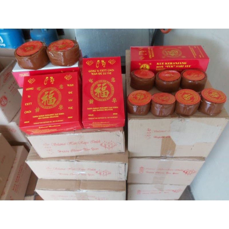 

kue cina kue keranjang Merk Fuk Sariayu Belitung
