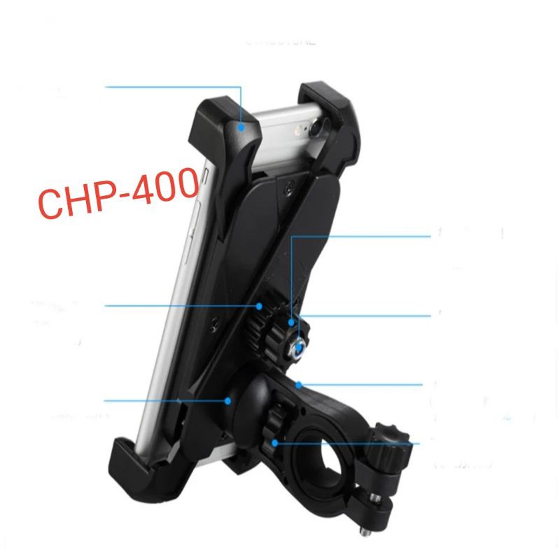 Phone Holder Dudukan Handphone Hp Sepeda Motor Spion Universal 6.5inci