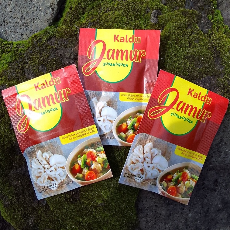 

Kaldu Jamur Supakusuka (semua pasti suka) 6gr Halal Alami Tanpa MSG