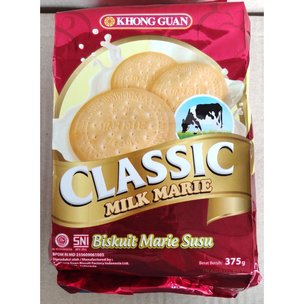 

KHONG GUAN CLASSIC MILK MARIE BISCUITS 375gr