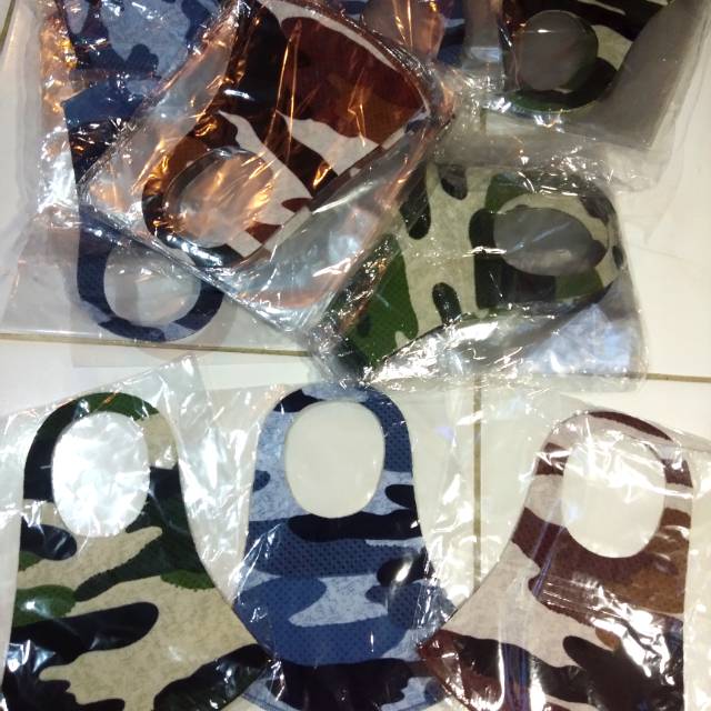 masker scuba motif ready stock 3 warna