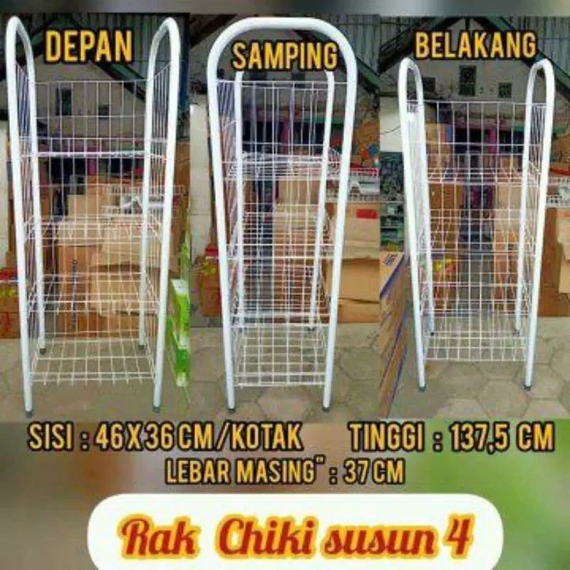 Rak Chiki/Rak Snack/Rak Display/Rak Chiki Ekonomi 125x38
