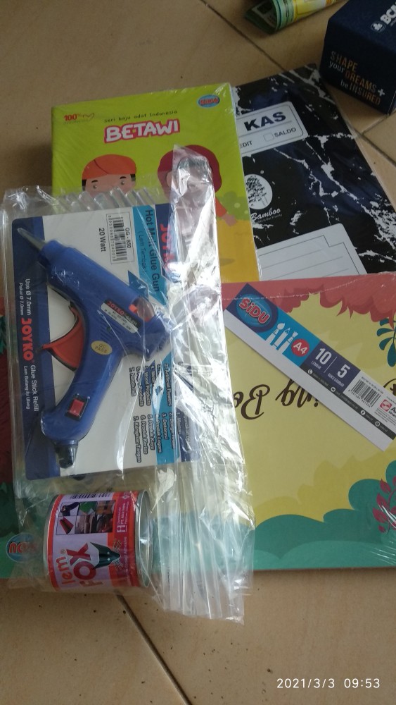 Lem Bakar Lilin Tembak / Glue Gun 0.7 Mm X 27 Cm Kecil - Satuan