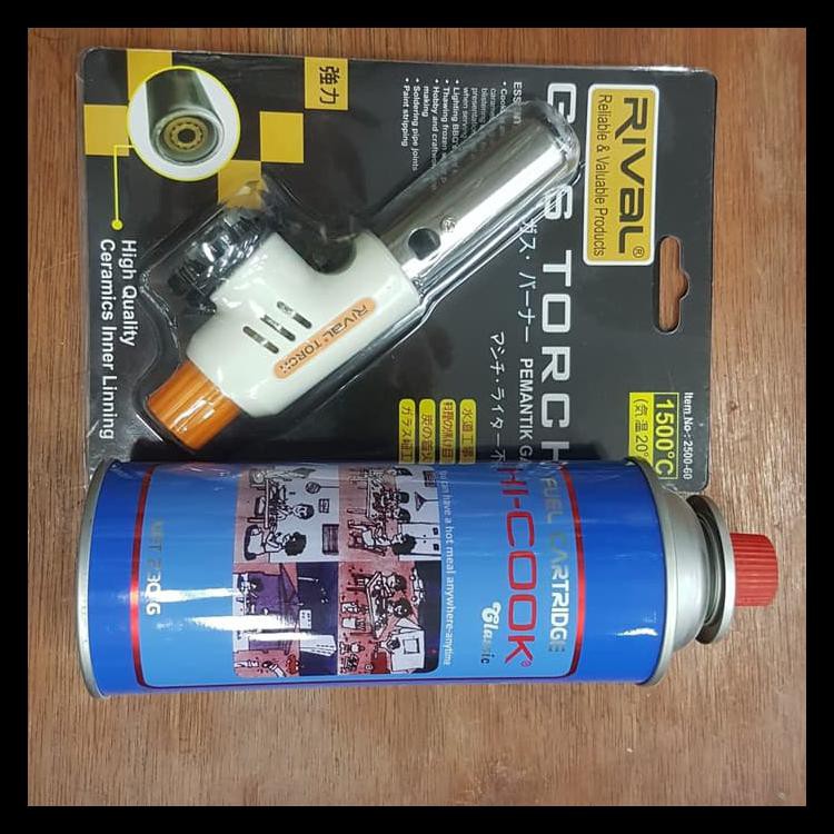 PAKET GAS TORCH + HI COOK