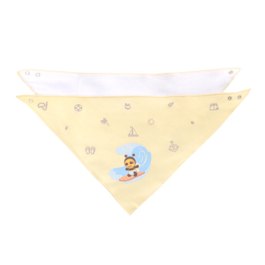 Babybee Triangle Bibs/ Slaber/ Celemek Segitiga 2in1