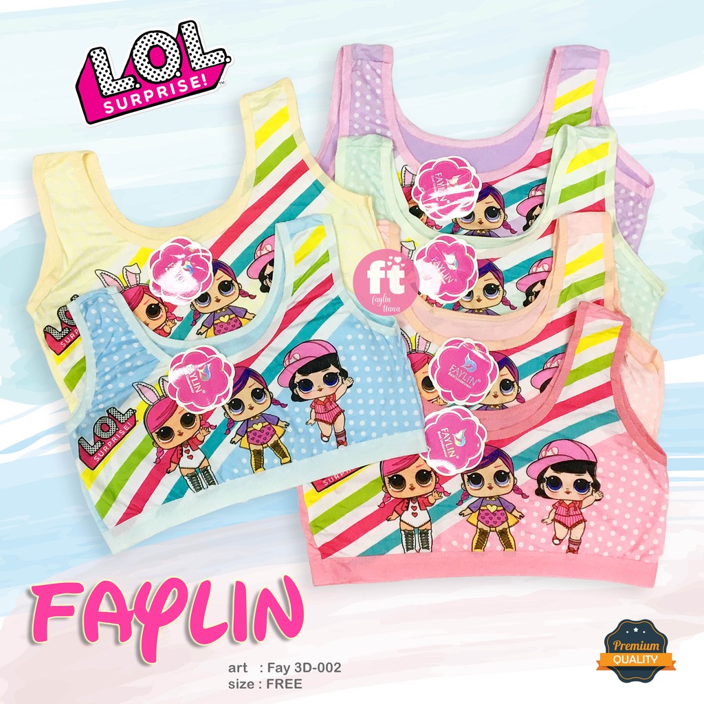 FAYLIN | Miniset Anak Pelajar / Sablon 3D LOL / art Fay 3D-002/3/4