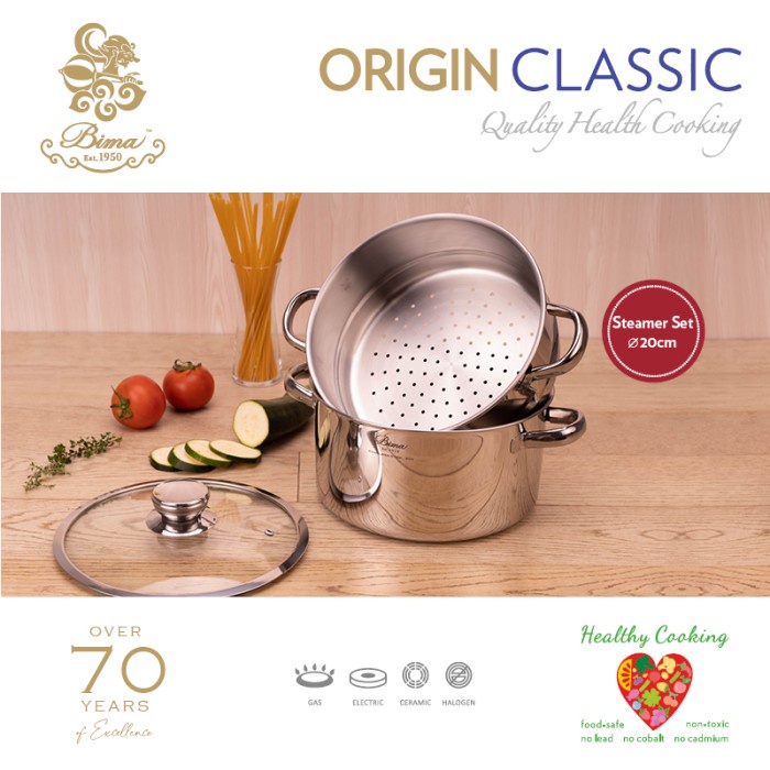 Bima Origin Classic Steamer Set 20cm