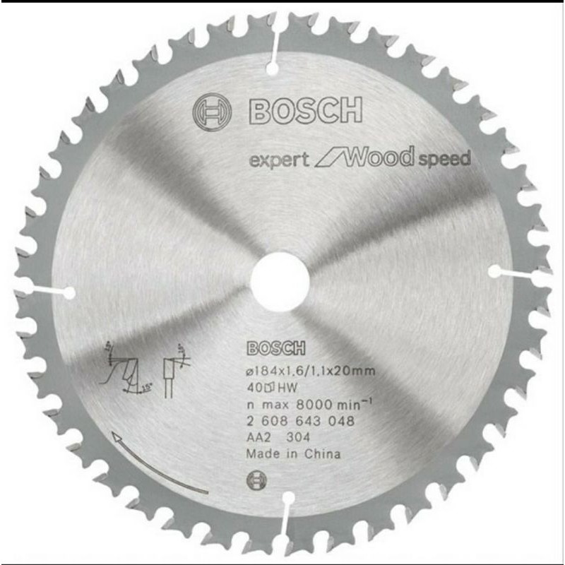 Bosch Mata Gergaji Tipis Mata Tanduk - Circular Saw Expert For Wood Speed