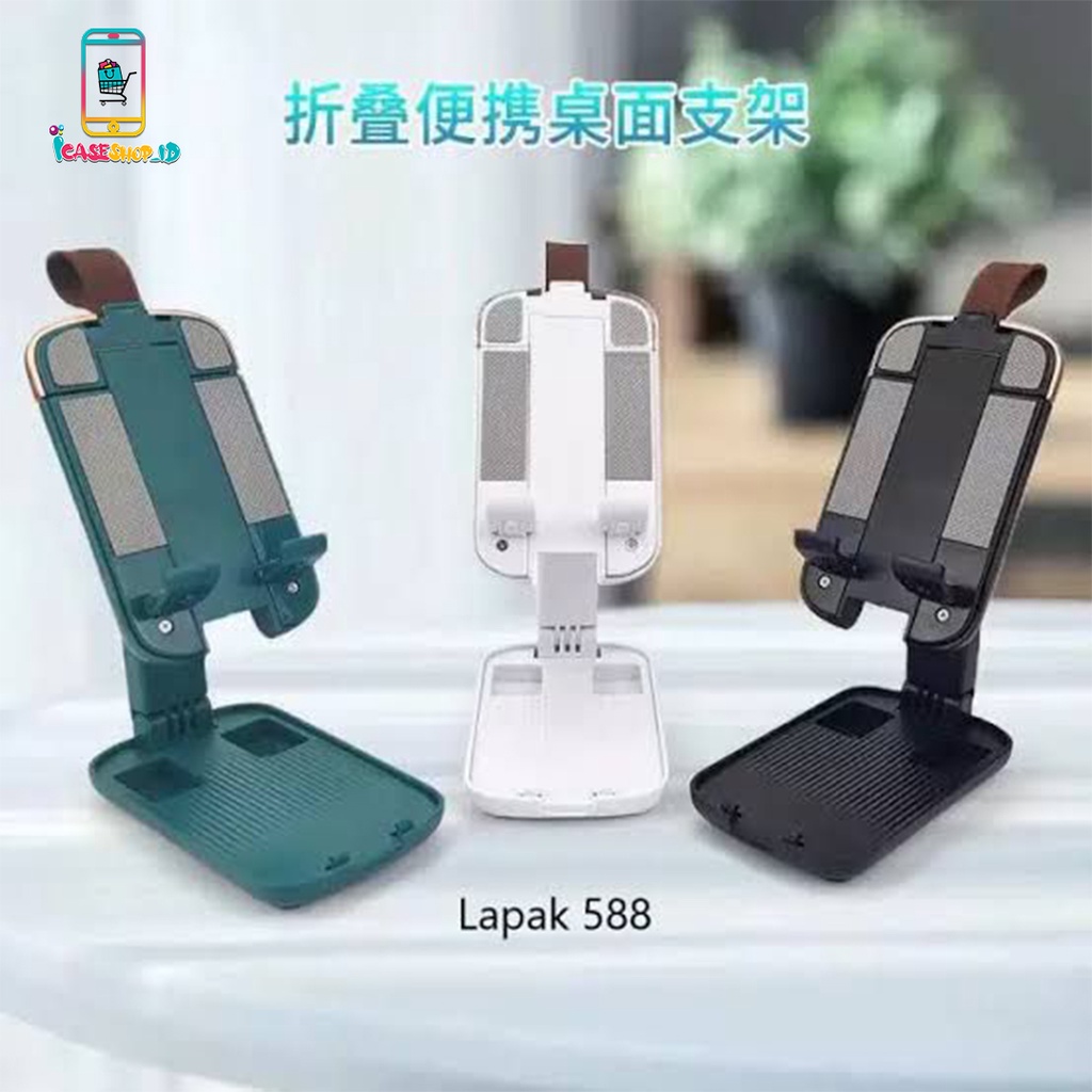 Hd1 iPad phone Holder meja HP iPad TAB Samsung dudukan hp stand phone Holder lipat universal zoom mu