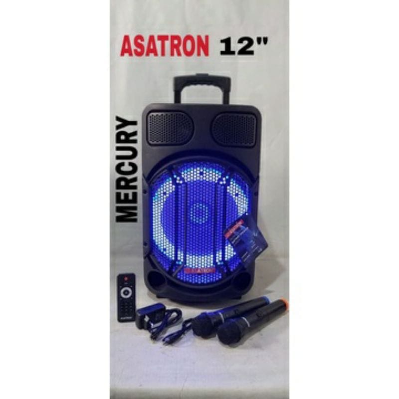ASATRON MERCURY 12INCH/ SPEAKER PORTABLE MEETING BLUETOOTH
