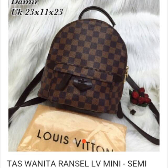 Tas wanita ransel LV mini