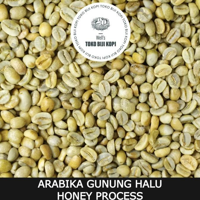 

GREEN BEAN ARABIKA GUNUNG HALU HONEY PROCESS / KOPI MENTAH - 1 KG