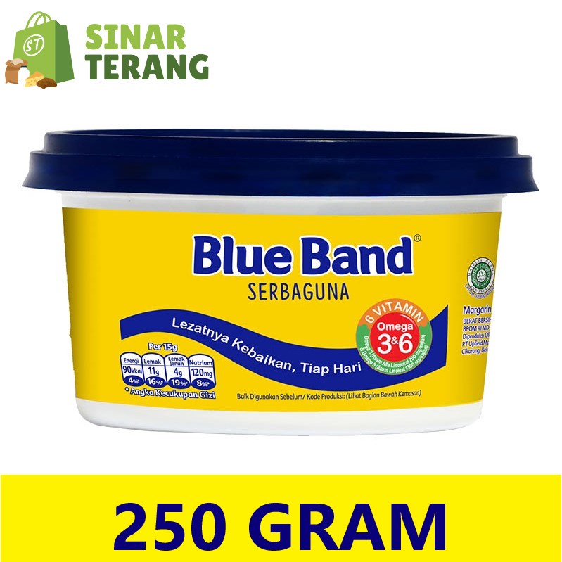 

Margarin Blueband serbaguna Cup 250 gram Blue band 250gr mangkok