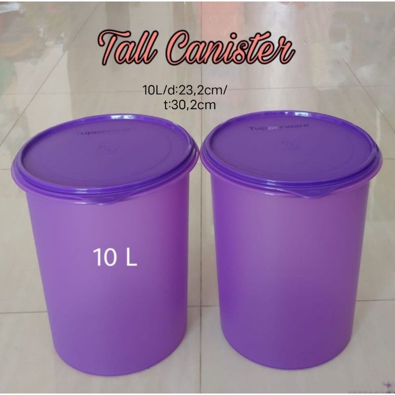 tall canister 10L tupperware
