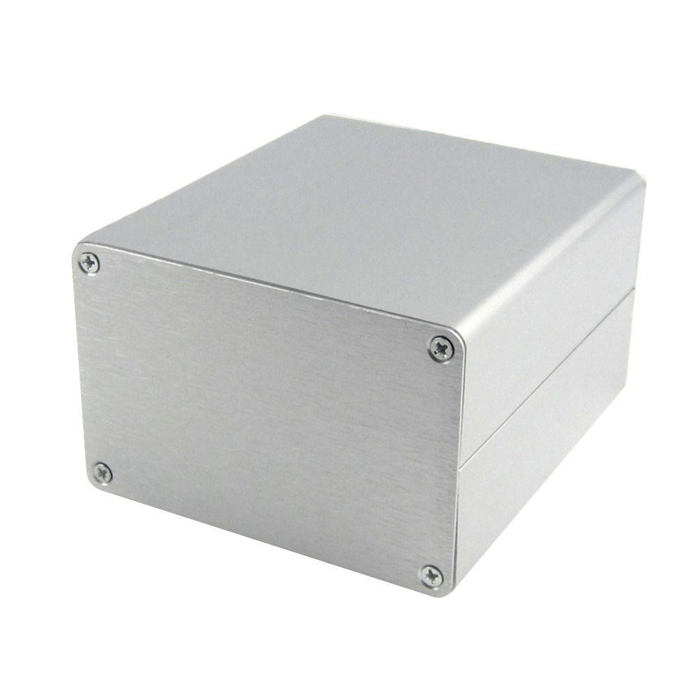 Solighter Papan Sirkuit Shell Silver Shielding Box100 * 90 * 59mm Kotak Proyek Elektronik